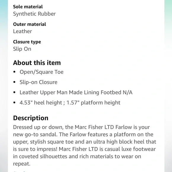 New Marc Fisher Farlow Platform shoes - Picture 12 of 13